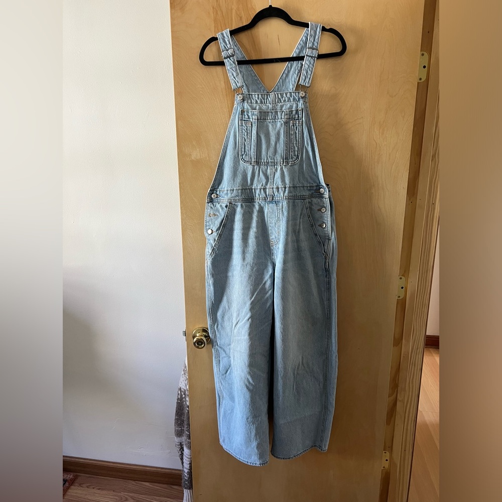 Old Navy Baggy Wide Leg Overalls